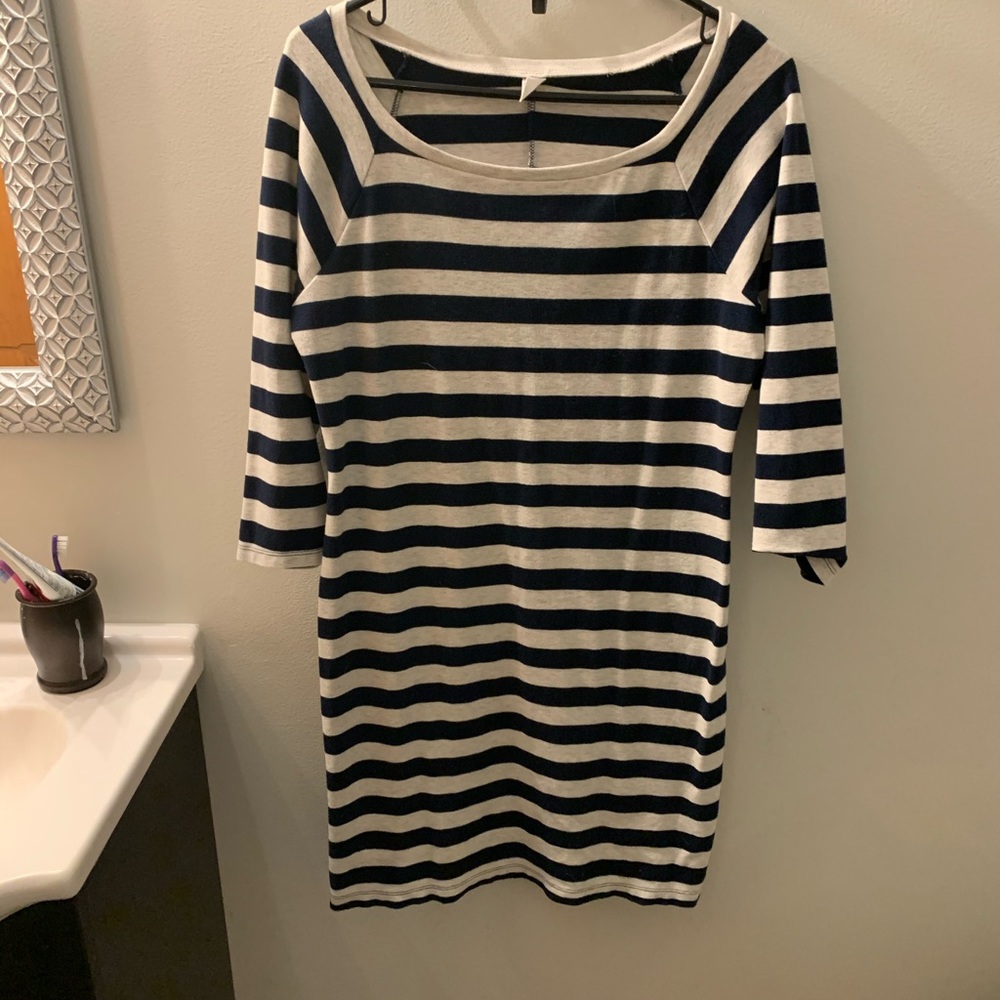 Old Navy striped shift dress cotton